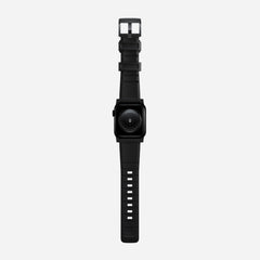 Nomad Rugged Band 41mm Black Hardware FKM Rubber Bracelet - Black