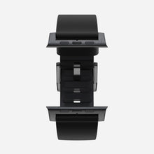 Load image into Gallery viewer, Nomad Active Band Pro 42mm/44mm/45mm/49mm Black Hardware Leather Bracelet - Black
