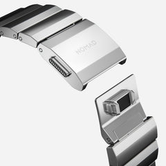 NOMAD Titanium Band for Apple Watch 42-49mm - Silver Hardware