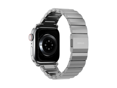 NOMAD Titanium Band For Apple Watch 40 - 41mm - Silver Hardware