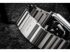 NOMAD Titanium Band For Apple Watch 40 - 41mm - Silver Hardware