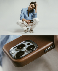 Nomad Traditional Horween Leather Case iPhone 16 Pro 6.3 - Brown