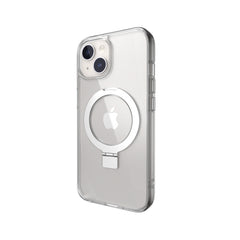 SwitchEasy MagStand M MagSafe Grip Case for iPhone 16e / 15 / 14 Standard 6.1 - Transparent