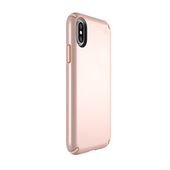 Speck Presidio Metallic IMPACTIUM Case For iPhone XS / X - Rose Gold (BONUS Screen Protector!!)
