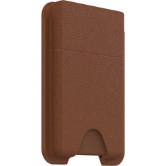 OtterBox Symmetry Magnetic Cactus Leather Wallet Attachment - Desert Saddle Brown