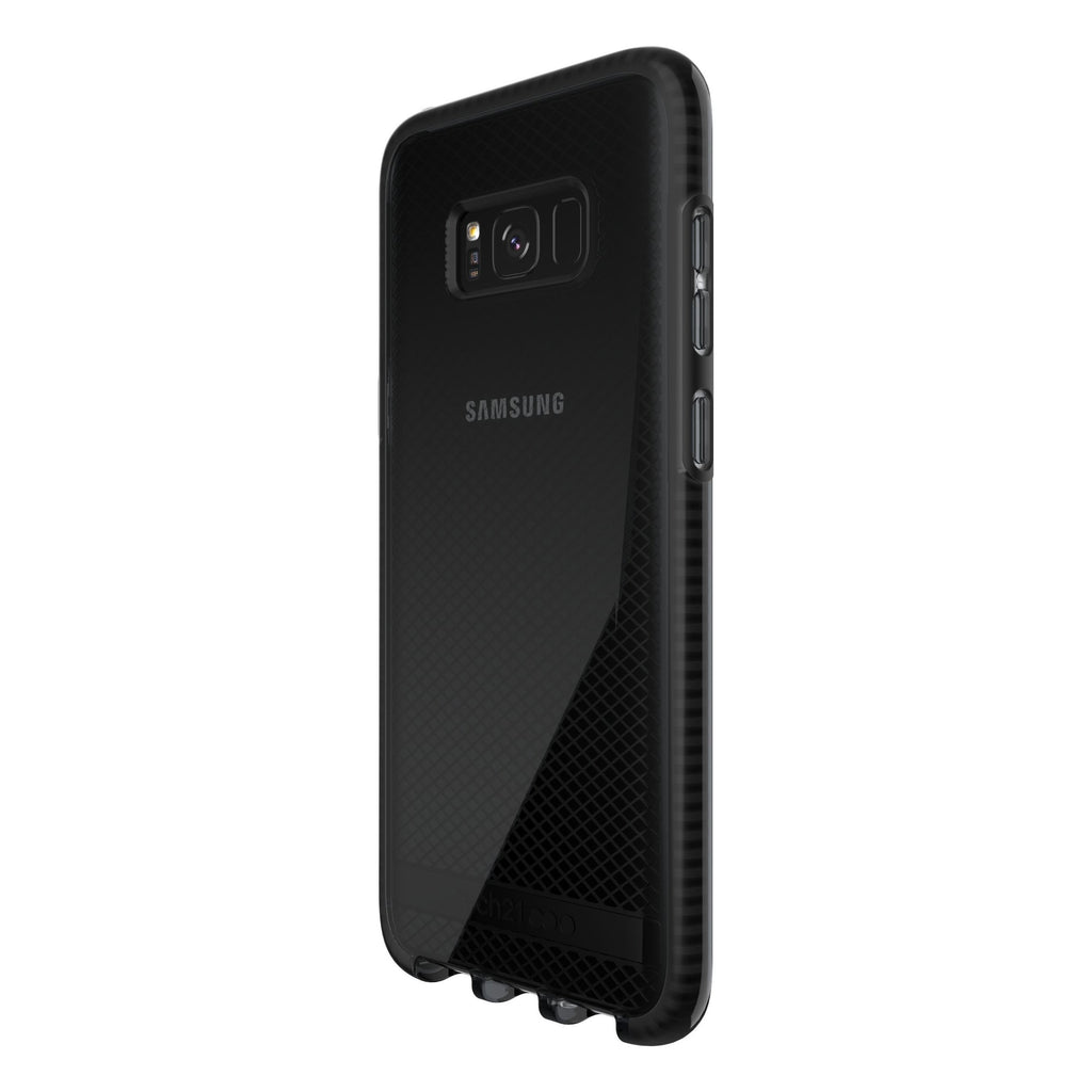 Tech21 Evo Check Slim 3M Drop Protection Rugged Case For Galaxy S8+ Smoke Black