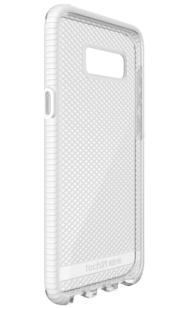 Tech21 Evo Check Slim 3M Drop Protection Rugged Case For Galaxy S8+ Clear White