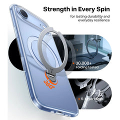 Torras Ostand Spin MagSafe Case iPhone 17 Air - Clear