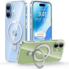 Torras Ostand Spin MagSafe Case iPhone 17 - Clear