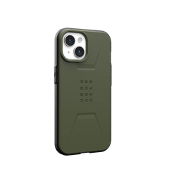 UAG Civilian MagSafe Rugged Slim Case standard iPhone 17e / 16e / 15 / 14 / 13 Standard 6.1 - Olive Drab