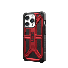 UAG Monarch Rugged Tough Case iPhone 15 Pro 6.1 Crimson Red