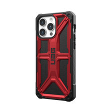 Load image into Gallery viewer, UAG Monarch Rugged Tough Case iPhone 15 Pro Max 6.7 Crimson Red