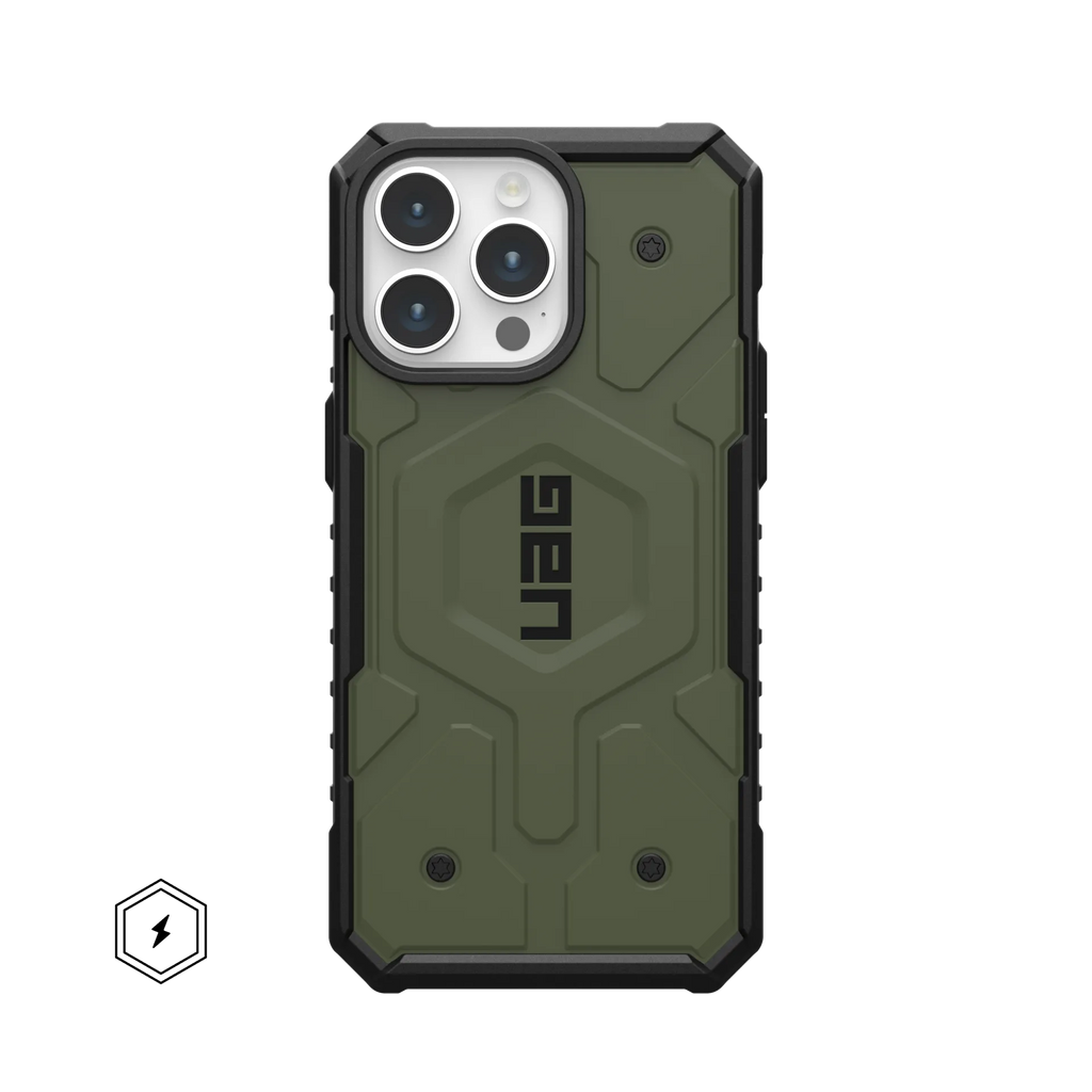 UAG Pathfinder MagSafe Case iPhone 15 Pro Max 6.7 Olive Drab