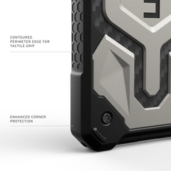 UAG Monarch Pro Rugged Case iPhone 16e 6.1 - Titanium