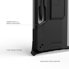 UAG Scout Case Showcasing Surface Pen Holder on Surface Pro 1st Edition 12"