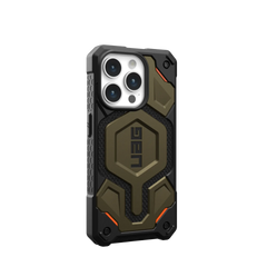 UAG Monarch Pro Rugged MagSafe Case iPhone 15 Pro 6.1 Kevlar Green