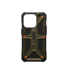 UAG Monarch Rugged Tough Case iPhone 15 Pro 6.1 Kevlar Green