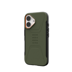 UAG Civilian Rugged Slim iPhone 16 Standard 6.1 Case & MagSafe - Olive