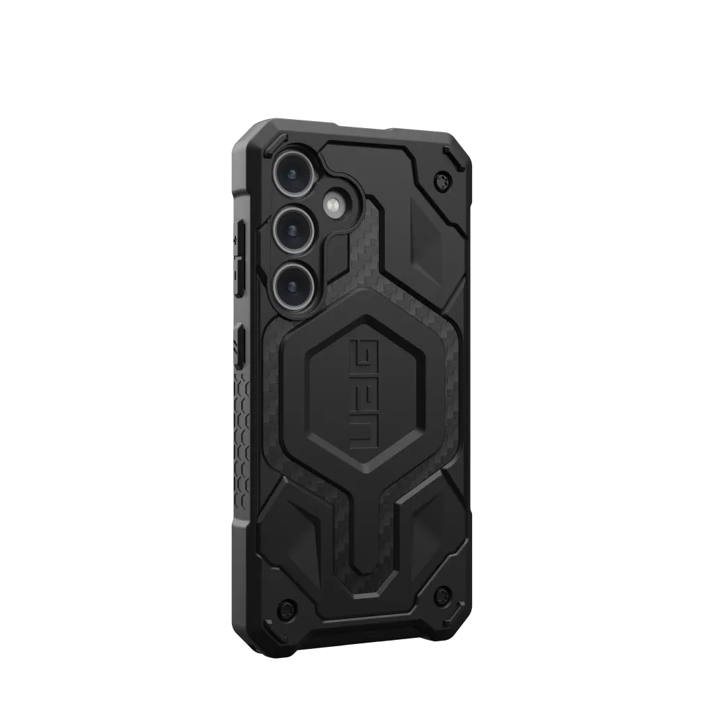 UAG Monarch Pro Rugged Case & Magnet Samsung S24 Plus 5G 6.7 - Carbon Fibre