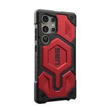 Load image into Gallery viewer, UAG Monarch Pro Rugged Case &amp; Magnet Samsung S24 Ultra 5G 6.8 - Crimson