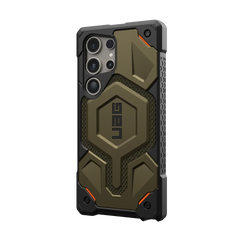 UAG Monarch Pro Rugged Case & Magnet Samsung S24 Ultra 5G 6.8 - Kevlar Green
