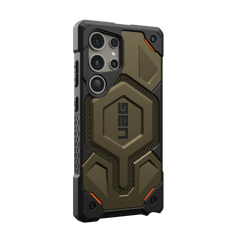UAG Monarch Pro Rugged Case & Magnet Samsung S24 Ultra 5G 6.8 - Kevlar Green