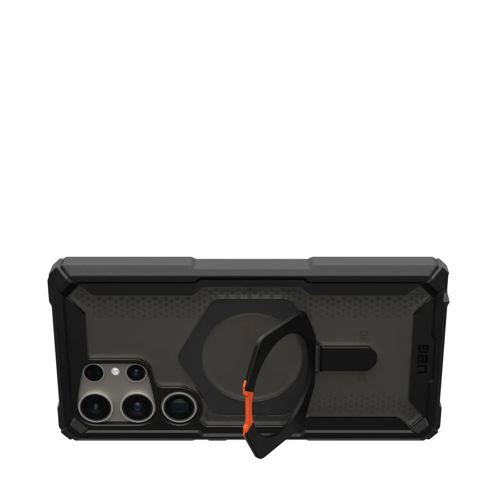 UAG Plasma XTE Pro Case & Kickstand & Magnet Samsung S24 Ultra 5G 6.8 - Black Orange