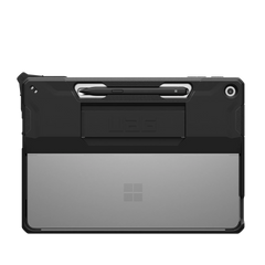 Back View of UAG Scout Series Case with Hand Strap on Microsoft Surface Pro 1st Edition 12"