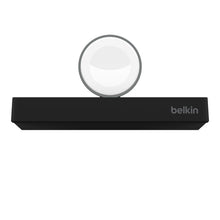 Load image into Gallery viewer, Belkin BoostCharge Pro Portable Fast Charger for Apple Watch - Black