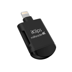 Adam Elements iKlips miReader 4K Lightning / Micro USB - Black - Mac Addict