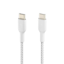 Load image into Gallery viewer, Belkin BoostCharge Braided Cable (2 PACK) USB-C to USB-C 1m / 3.3ft - White