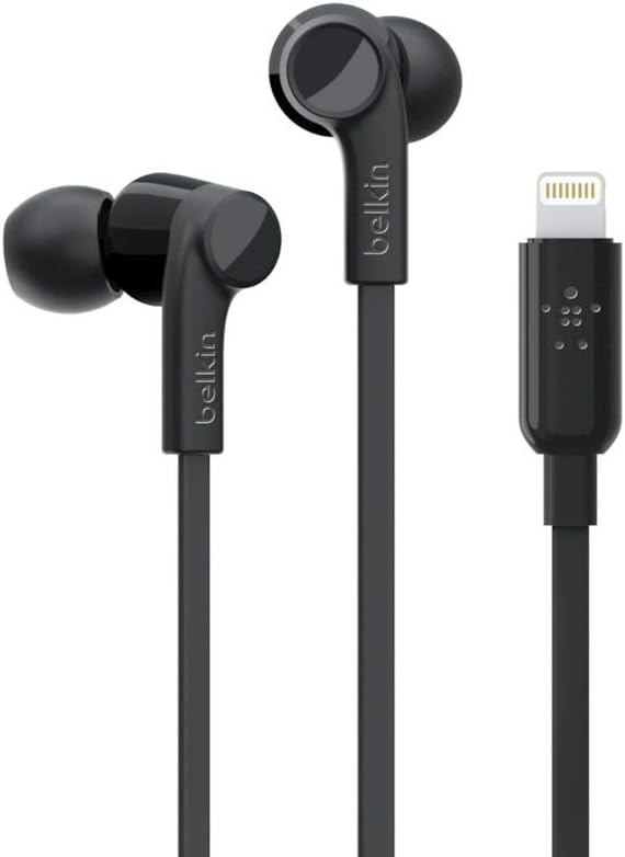 Belkin Rockstar Headphones with Lightning Connector - Black