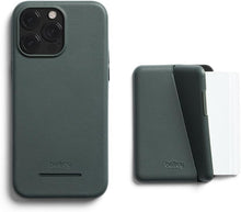 Load image into Gallery viewer, Bellroy Leather Mod Case &amp; Wallet iPhone 15 Pro Max - Everglade