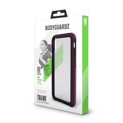 BodyGuardz Trainr Rugged Case For iPhone XS / X - Berry Purple (BONUS SCreen Protector!!)