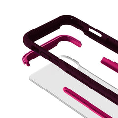 BodyGuardz Trainr Rugged Case For iPhone XS / X - Berry Purple (BONUS SCreen Protector!!)