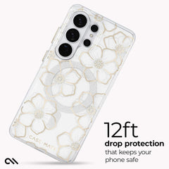 Case-Mate Floral Gem Magnet Case Samsung S26 Ultra - Clear