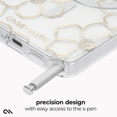 Case-Mate Floral Gem Magnet Case Samsung S26 Ultra - Clear