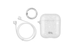 Case-Mate AirPods Case with Ring Clip & Neckstrap for AirPods 1st & 2nd Gen - Crystal Glitter