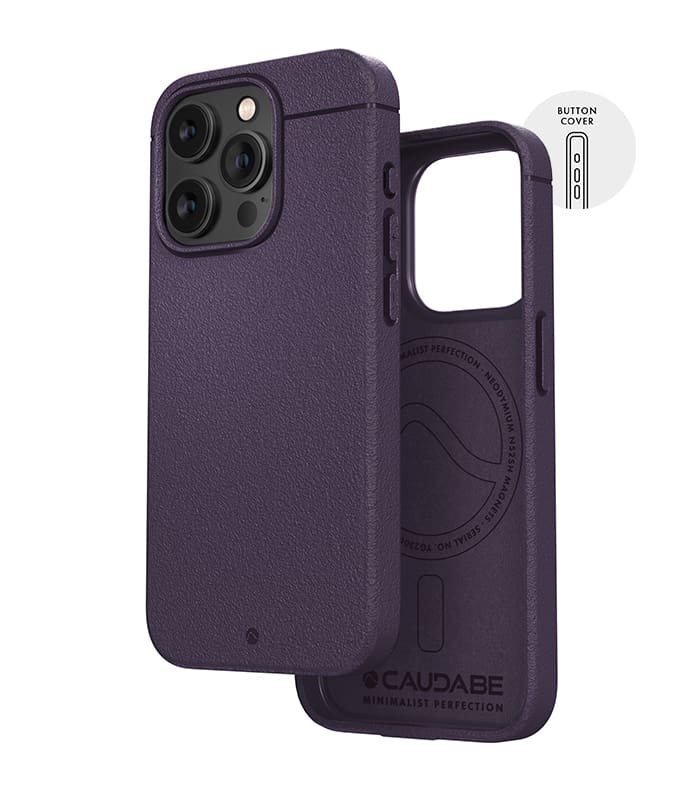Caudabe Sheath Slim Protective Case with MagSafe iPhone 15 Pro 6.1 - Amethyst