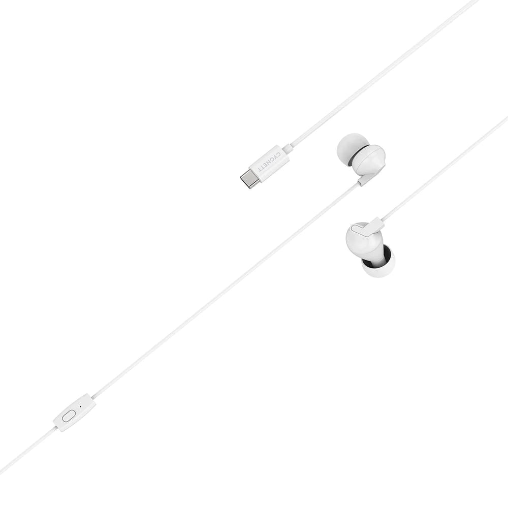 Cygnett Essential Earphone with USB-C connection - White CY2868HEUSB