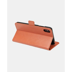 Dbramante1928 Milano Saffiano Leather Folio Case iPhone XS Max - Rusty Rose