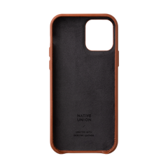Native Union Clic Card Leather Case For iPhone 12 / 12 Pro - Tan - Mac Addict