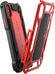 ElementCase Roll Cage Flip and Clip Case for iPhone X / Xs - Red / Black