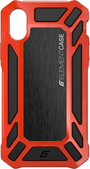 ElementCase Roll Cage Flip and Clip Case for iPhone X / Xs - Red / Black