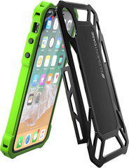 ElementCase Roll Cage Flip and Clip Case for iPhone X / Xs - Lime Green / Black
