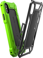 ElementCase Roll Cage Flip and Clip Case for iPhone X / Xs - Lime Green / Black