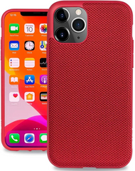 Evutec Aergo Case with Car Vent Mount for iPhone 11 Pro - Ballistic Nylon Red (BONUS Screen Protector!!)