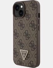 Load image into Gallery viewer, GUESS 4G Edition Protective Case iPhone 15 Standard 6.1 - Brown