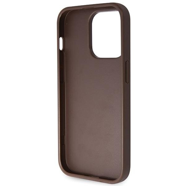 GUESS Diamond Cross body Bundle Case & Strap iPhone 15 Pro 6.1 - Brown