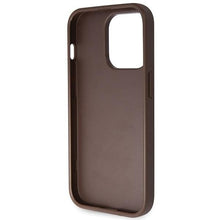Load image into Gallery viewer, GUESS Diamond Cross body Bundle Case &amp; Strap iPhone 15 Pro 6.1 - Brown
